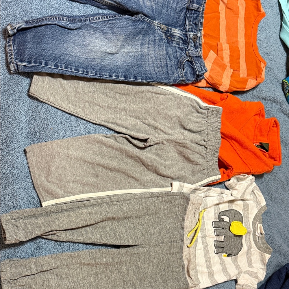 Garanimals Kids Matching Set with Jeans and Elephant Design